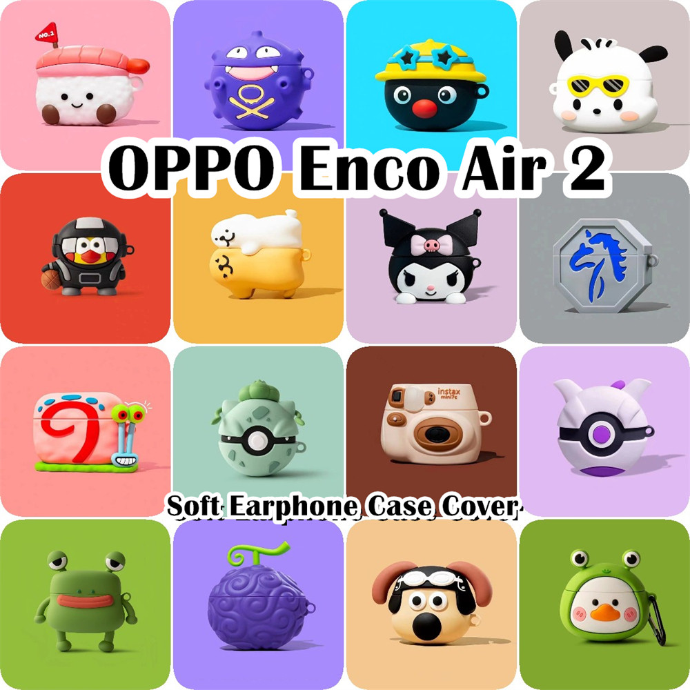 READY STOCK!นําไปใช้กับ OPPO Enco Air 2 เคส Case เคสหูฟัง สไตล์การ์ตูนตลก ซิลิโคนนุ่ม NO.2