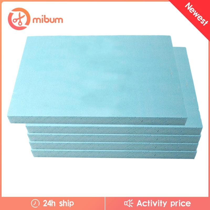[มิบัม] 5 ชิ้น 2 ซม. แผ่นโฟมความหนาแน่นสูง 30*20*2 ซม.งานฝีมือรุ่นอาคารสถาปัตยกรรมฉากตาราง Diorama ฐาน