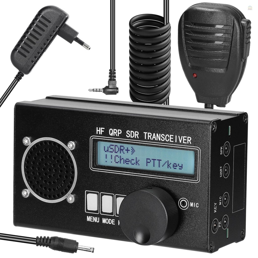 Usdr uSDX 8 Bands SDR ทุกโหมดความถี่สูง SSB QRP Transceiver พร้อม Power และตัวบ่งชี้ SWR