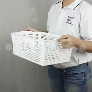 Micronware ตะกร้าพลาสติก สำหรับใส่ของ super lock ตะแกรง ถาดเก็บของ 5179 5180 5181 5182 5183 5184 5185 5186 5187 5188