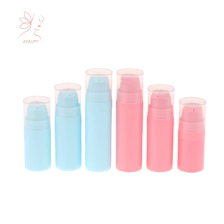 [maybeauty] ขวดโลชั่นรีฟิล Airless ปั๊มสูญญากาศอุปกรณ์อาบน้ําคอนเทนเนอร์พลาสติกเปล่าขวดเครื่องสําอาง 5ml 10ml 15ml {TH}