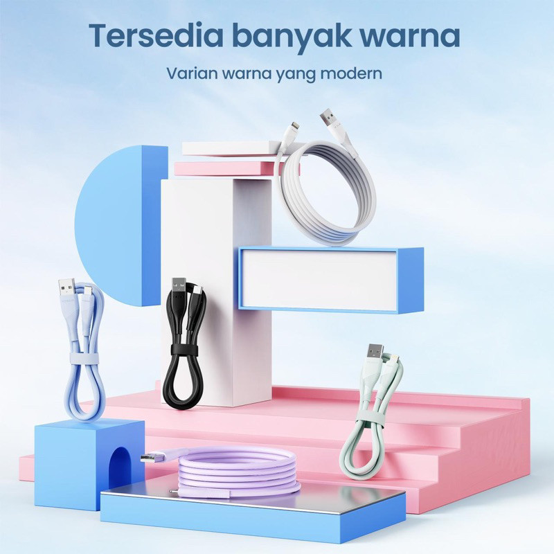 VEGER ROCKET QC 3.0 Fast Charger Data Cable สําหรับ Micro Original Veger