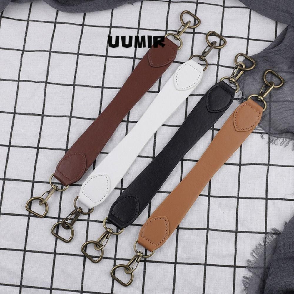 UUMIR กระเป๋าถือ สายสั้น, สายกระเป๋าสะพายสั้นหนังสีทึบ, กระเป๋ารักแร้กระเป๋ามือพกพากระเป๋าหูหิ้ว
