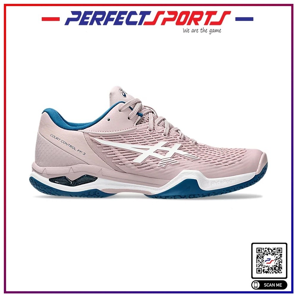 Asics COURT Control FF 3รองเท้าแบดมินตันสตรี watershed rose/white