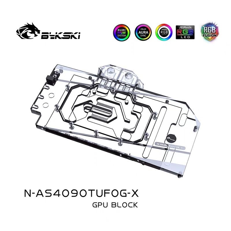 Bykski(n-as4090tufog-x)gpu Water Cooling Block สําหรับ Asus TUF GAMING GeForce RTX 4090 OG