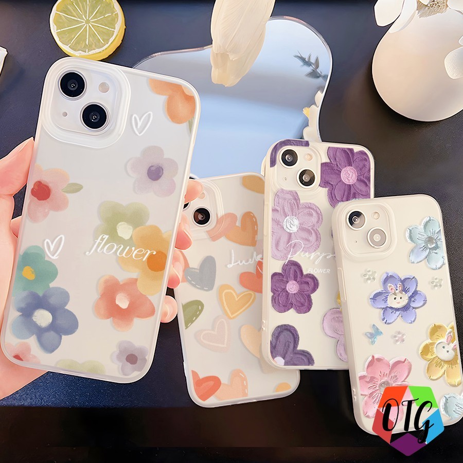 1 บาท แบบด้าน เคสสวยๆ for iphone 11 15 16 12 13 14 pro max plus การ์ตูนกราฟฟิตี้ เคสกันกระแทก สายคล้องสำหรับเคสมือถือ