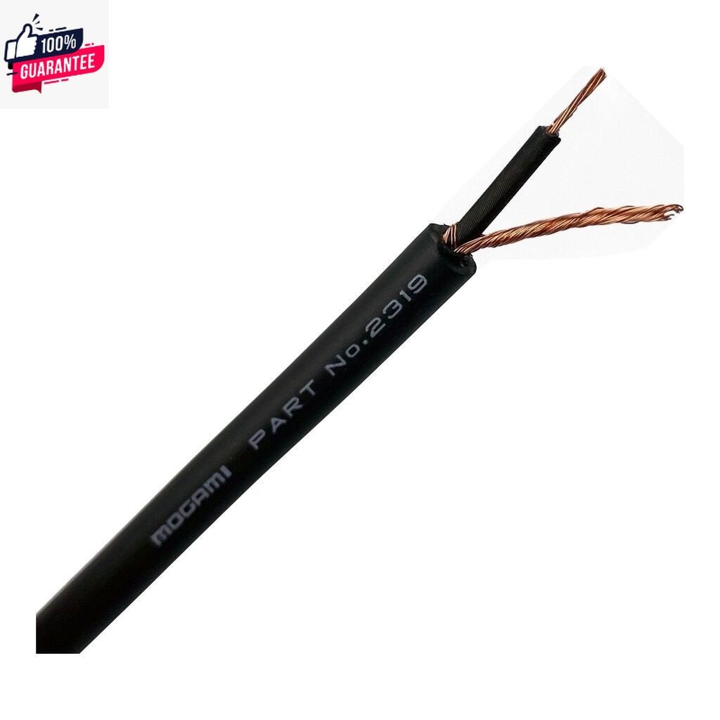 สายสัญญาณ ขนาดเล็ก MOGAMI W2319 Miniature Unbalanced Instrument Cable ตัดแ่งขาย 140  / เมตร