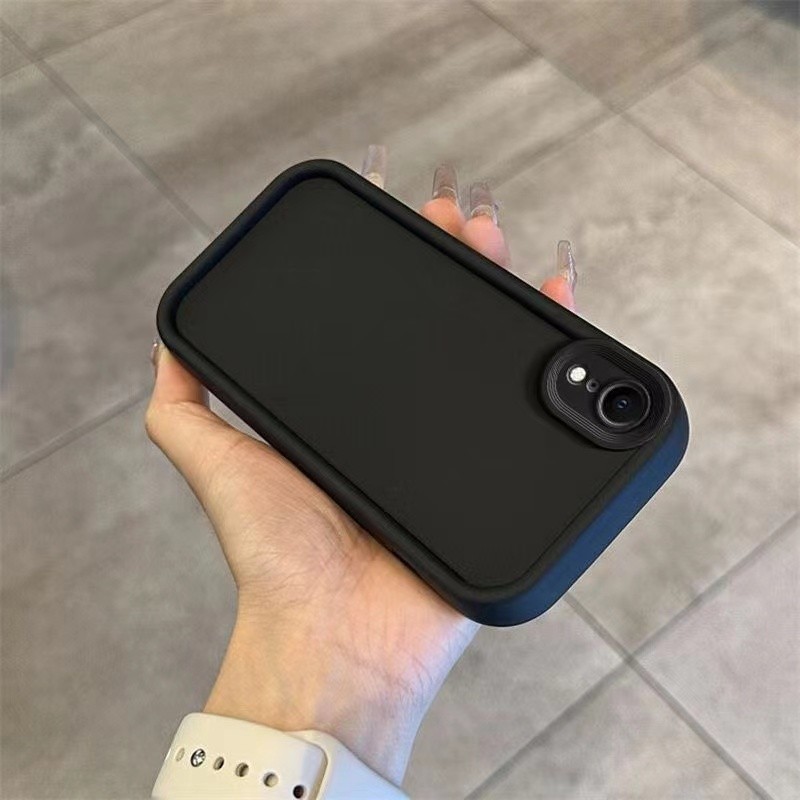 ใหม่ซิลิโคนเหลว soft case สําหรับ iPhone XR X XS Max 6 6s 7 8 Plus 11 12 13 14 15 Pro Max, SE นิ้วกันกระแทกฝาครอบป้องกัน - รูปที่ 2