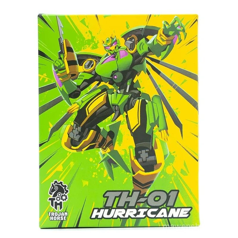 ของเล่นหุ่นยนต์แปลงร่างโทรจัน th01 TH-01 herriken waspinator รูปร่างเฮลิคอปเตอร์เคลื่อนที่ตุ๊กตาของเ