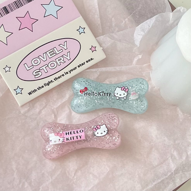 สไตล์ใหม่การ์ตูน Kt Cat Hairpin กระดูก Duckbill คลิปสาวหวานอุปกรณ์เสริมผม
