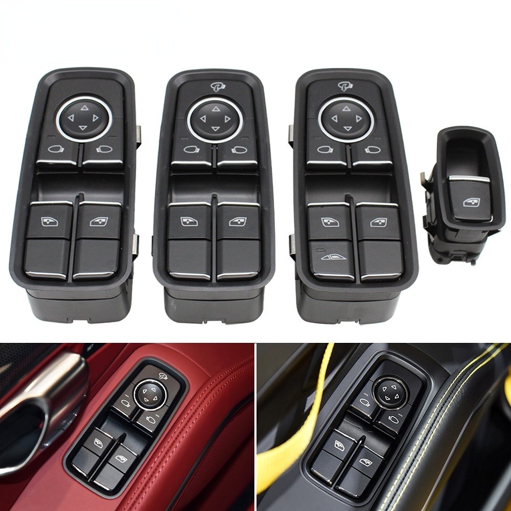 รถอิเล็กทรอนิกส์ Master Window Lifter สวิทช์สําหรับ Porsche Cayman Boxster 911718981982 99161315102ด