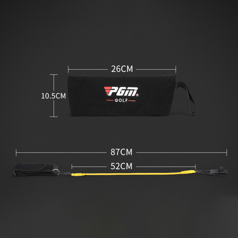 Pgm Golf Swing Tension Belt Band Golf Swing Trainer Strength Trainer อุปกรณ์การกระทํา Golf Club Correction อุปกรณ์ที่แข็งแกร่ง JZQ025