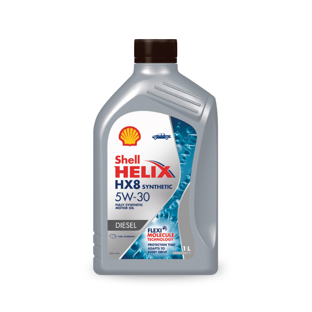 SHELL น้ำมันเครื่องดีเซล สังเคราะห์แท้ Helix HX8 5W-30 (1 ลิตร)