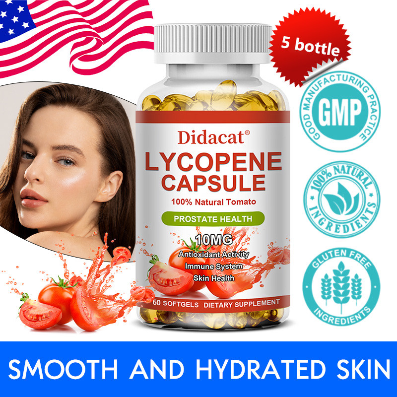 แคปซูลไลโคปีน, สารต้านอนุมูลอิสระ-สุขภาพต่อมลูกหมาก, รองรับระบบภูมิคุ้มกัน, สุขภาพหัวใจ