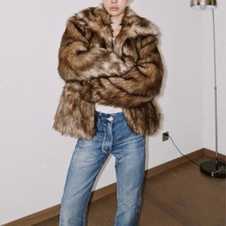 ขายร้อน! เสื้อโค้ทขนสัตว์เทียม F & X ฤดูใบไม้ร่วงและฤดูหนาวเ…