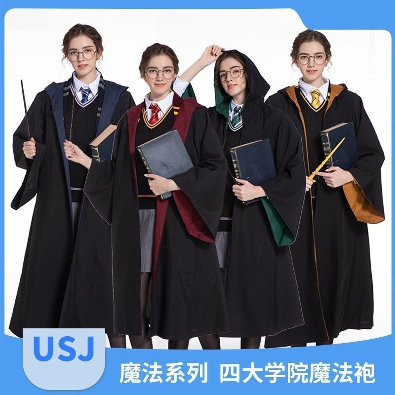 Harry Potter USJ Co-Branded Universal Studios Magic Robe Academy เครื่องแต่งกาย cos เสื้อคลุมฮาโลวีน