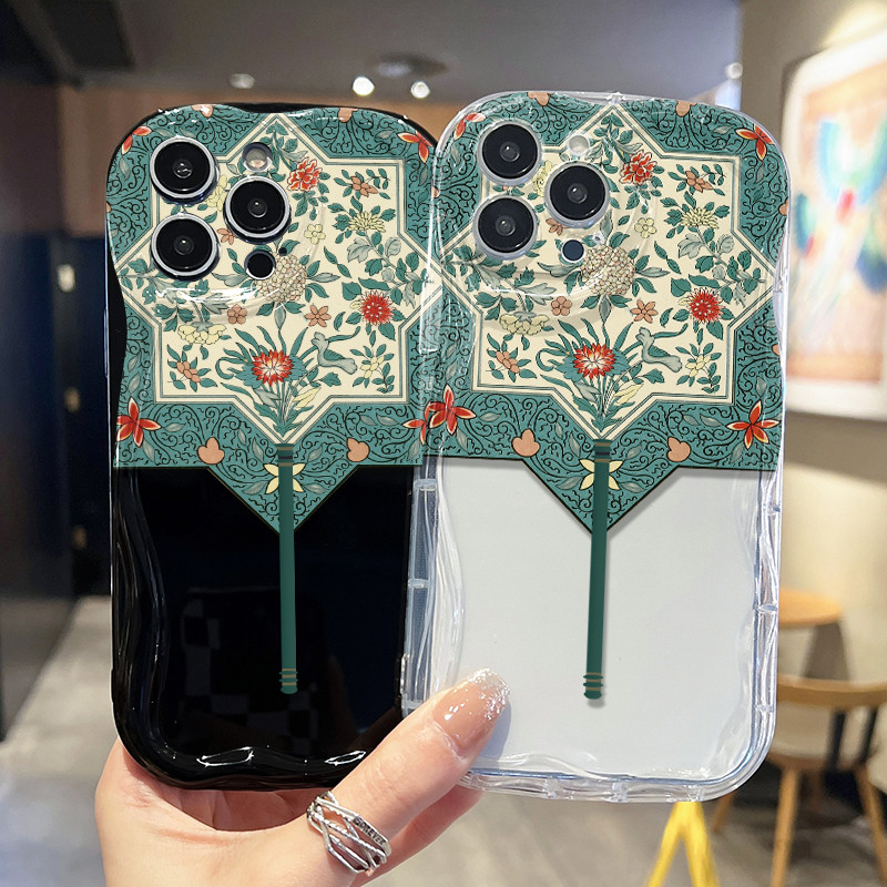 Waveปลอกสําหรับiphone 15 14 13 12 11 Pro XR X XS Max 8 7 6S 6 Plusแฟชั่นInsสไตล์เคสซิลิโคนอ่อนนุ่มคลุมทั้งหมด | ซีเอ็กซ์ เอ็น105