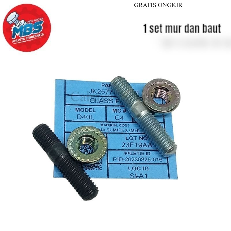 M8 TANEM BOLT 12 X 12 BOLTS MANIPOL MUFFLER BLOCK HEAD BOLTS GEAR BOLTS ETC ใหม่