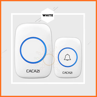 กริ่งประตูไร้สาย CACAZIออดไร้สาย กริ่งไร้สาย กริ่งประตูบ้าน DC wireless doorbell ระยะการใช้งาน 30 เมตร