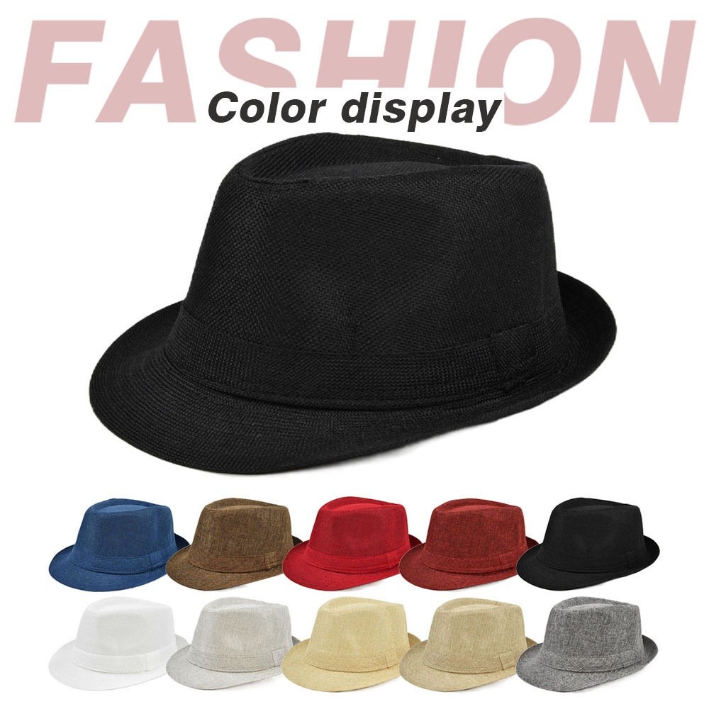 56MEN JAZZ HAT BS213 หมวก ทรงPanama แฟชั่น