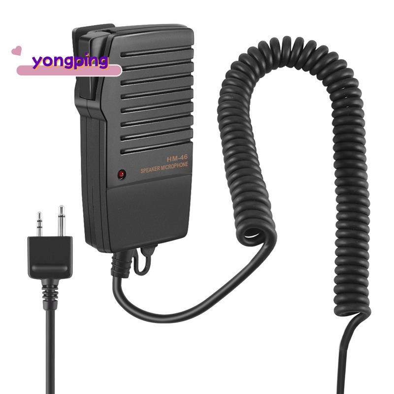 ไมโครโฟนลําโพงมือถือสําหรับ Icom Ic-V8 V85 V82 Ic-T2H T8A 2At W32A E90 วิทยุ