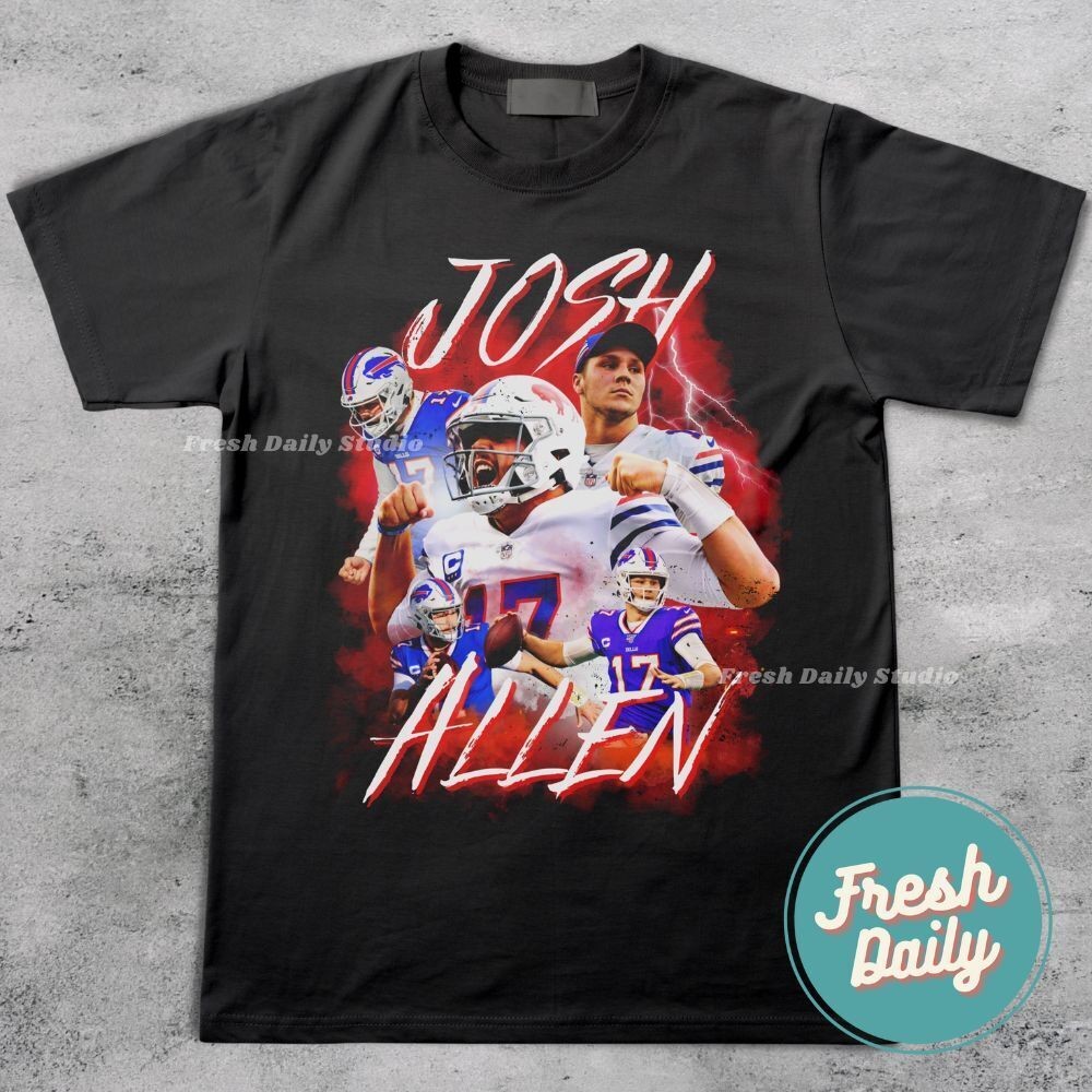 เสื้อยืด Josh Allen Unisex Bills Football Tee