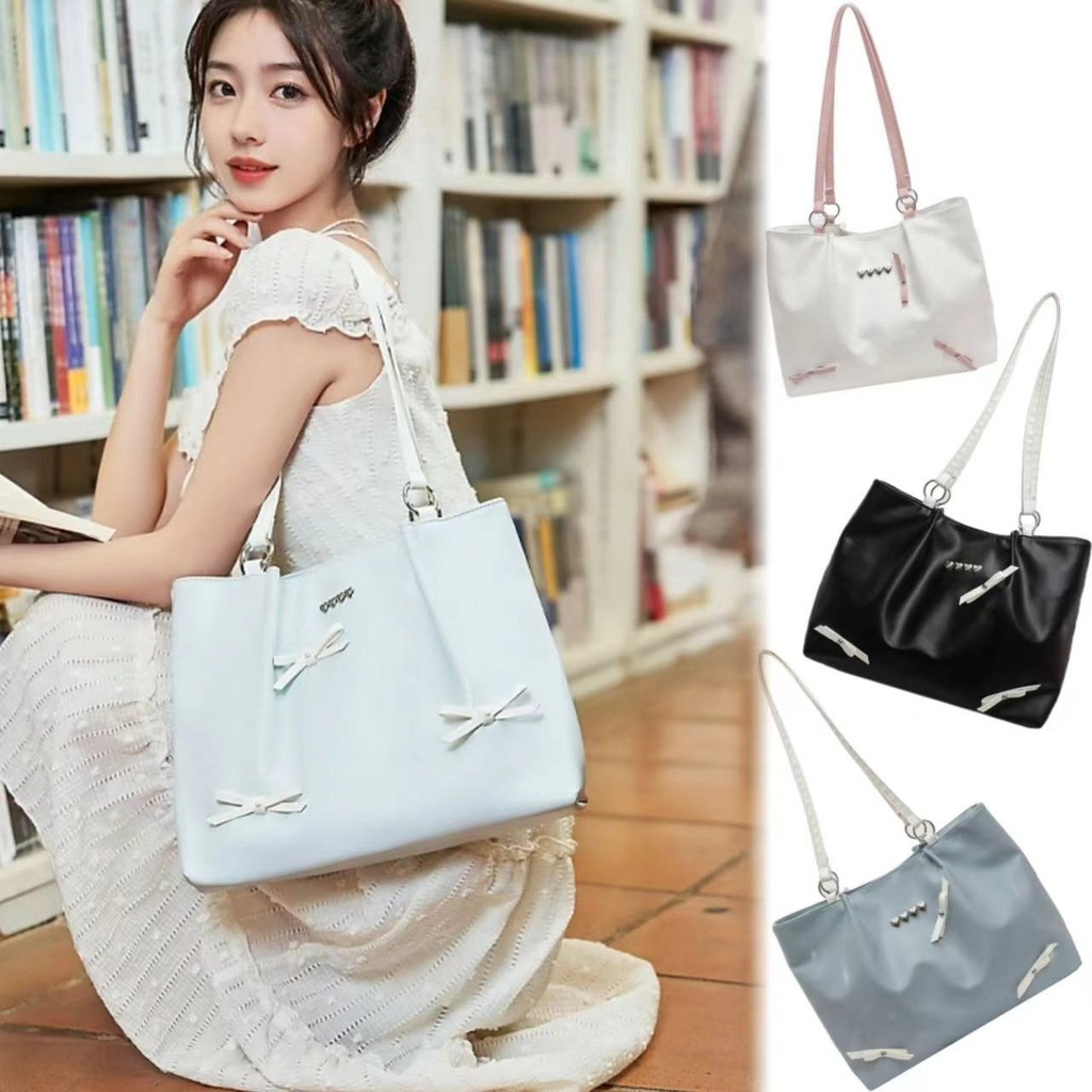 kk sale :กระเป๋าใบใหญ่แฟชั่นใส่ของได้เยอะPU หน้าใหญ่มากใส่ของได้เยอะมาก - SP9153