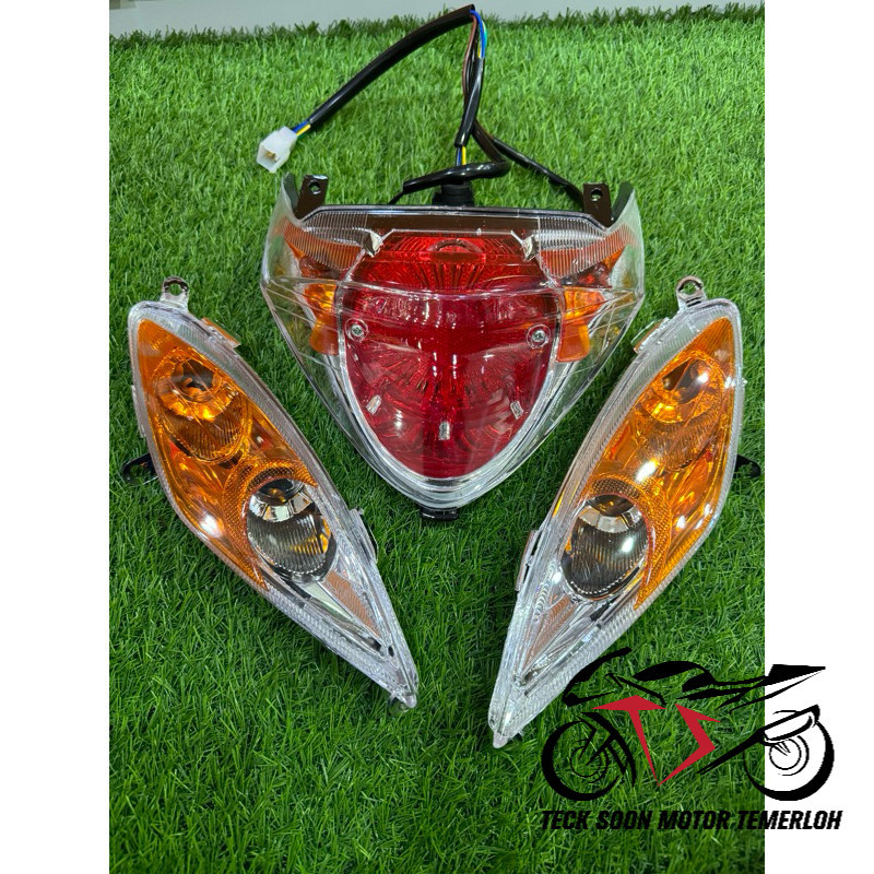 ใหม่ VIETAM SPECIAL EDITION COMBO SET LC135 V1 ป้ายด้านหน้า / โคมไฟหาง ASSY LAMPU BELAKANG ORN LC 135