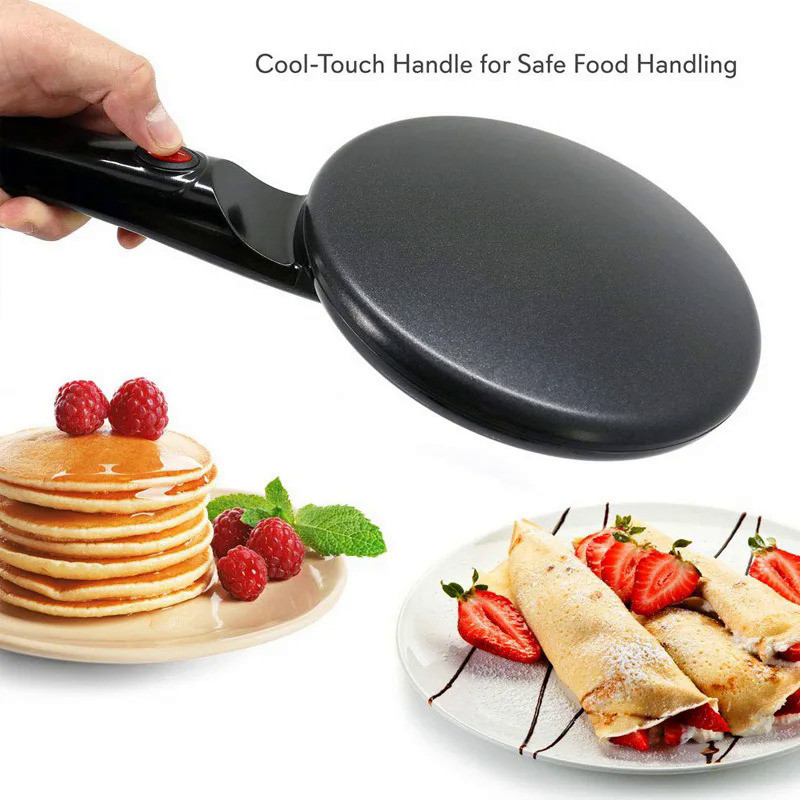 Electric Crepe Maker Breakfast Pizza Machine Pancake Baking Pan Cake Non-stick Griddle Chinese Sprin