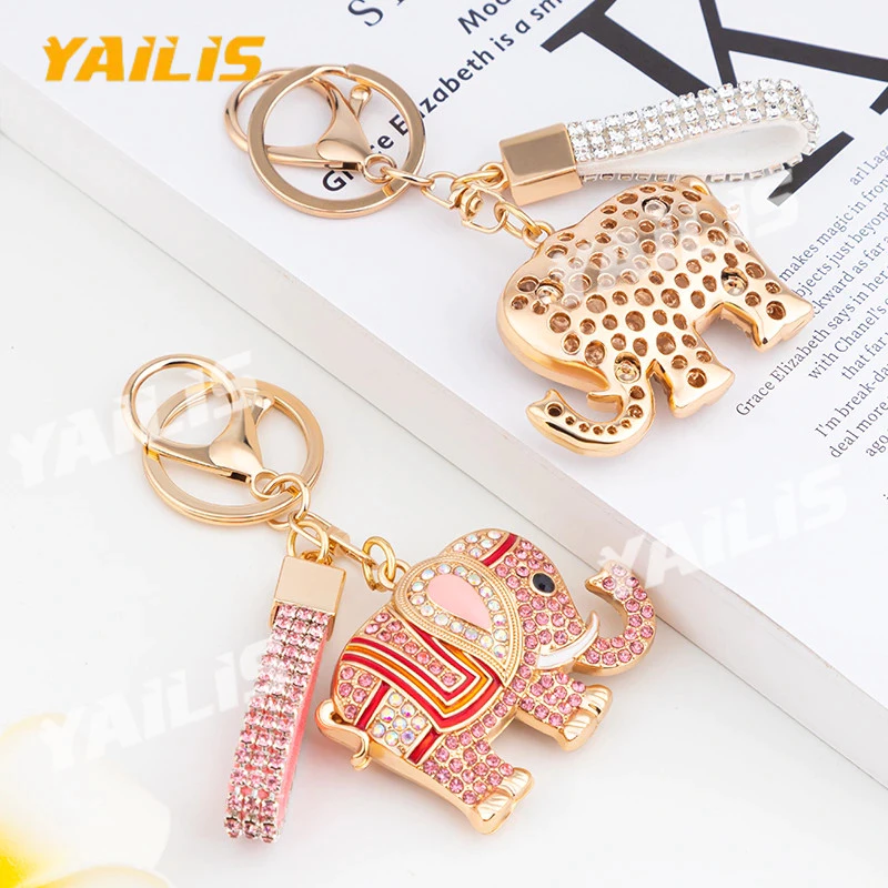 YAiLiS พร้อมส่ง💖 กุญแจช้าง กุญแจคริสตัล กุญแจช้าง ของฝาก ของขวัญ