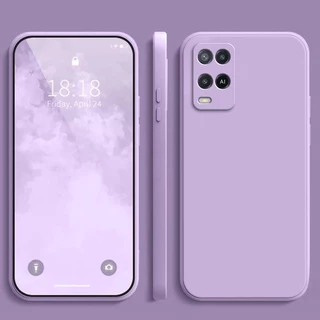 เคส OPPO A54 สีทึบ OPPO A54 เคสซิลิโคนป้องกันการตกสีธรรมดาเรียบง่าย YT
