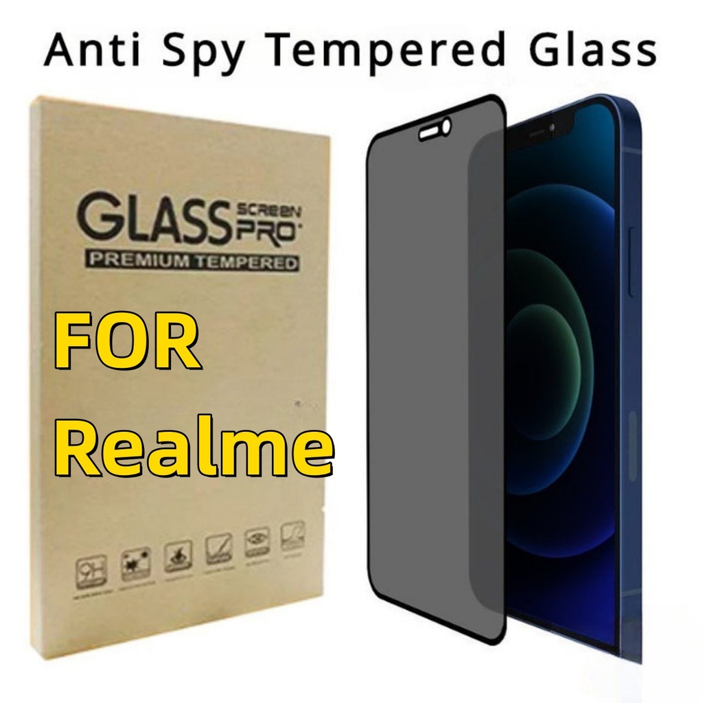 ฟิล์มกันมอง ฟิล์มกันเสือก ฟิล์ม กันมองข้าง 9D for Realme C55 C51 C53 C11 C33 C35 C30 C25S C15 C12 C65 C3 C17 12 11 10 9