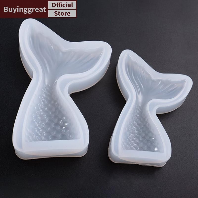 Tst Mermaid Tail Fondant เค้ก Moulds แม่พิมพ์ซิลิโคนเค้กตกแต่งเบเกอรี่เครื่องมือ SG