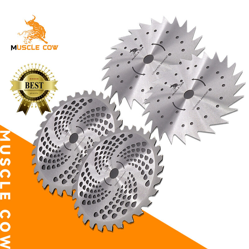 MUSCLE COW ใบเลื่อยวงเดือนตัดหญ้า 10 นิ้ว 16-40 ฟัน ฟันคาร์ไบด์ ลับคมได้ คุณภาพดี