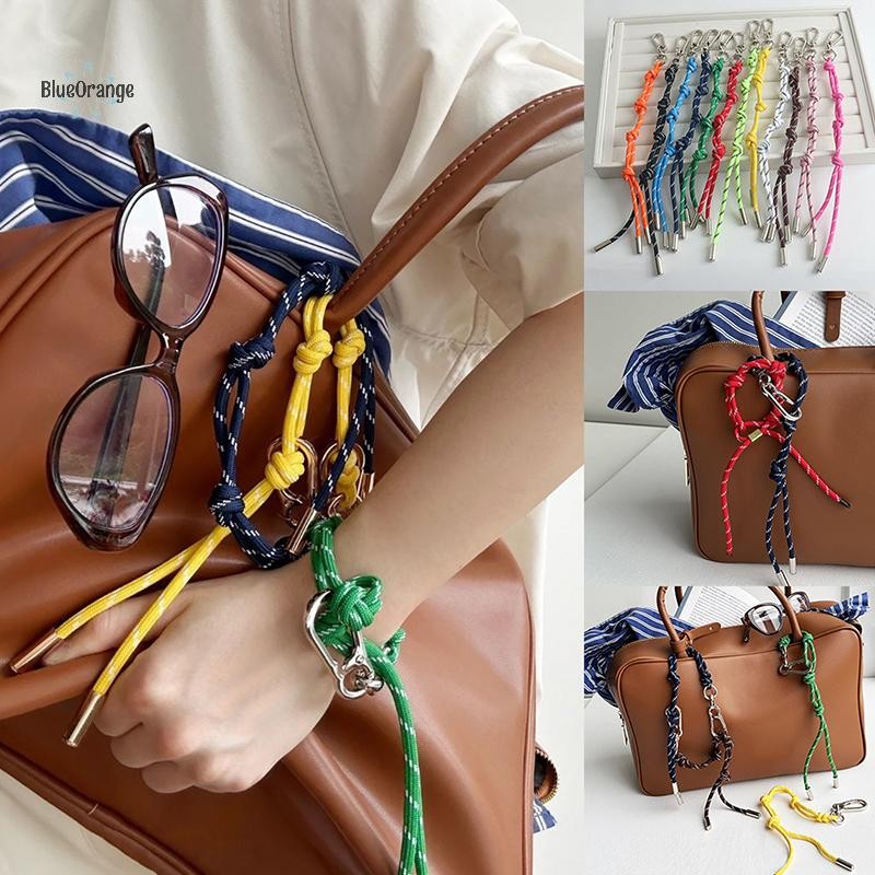 ใหม่ สีสัน Key Lanyard พวงกุญแจจี้กระเป๋าเรียบง่ายจี้ที่ไม่ซ้ํากัน Handmade พวงกุญแจเหมาะสําหรับกระเป๋าเป้สะพายหลังและคีย์ hot