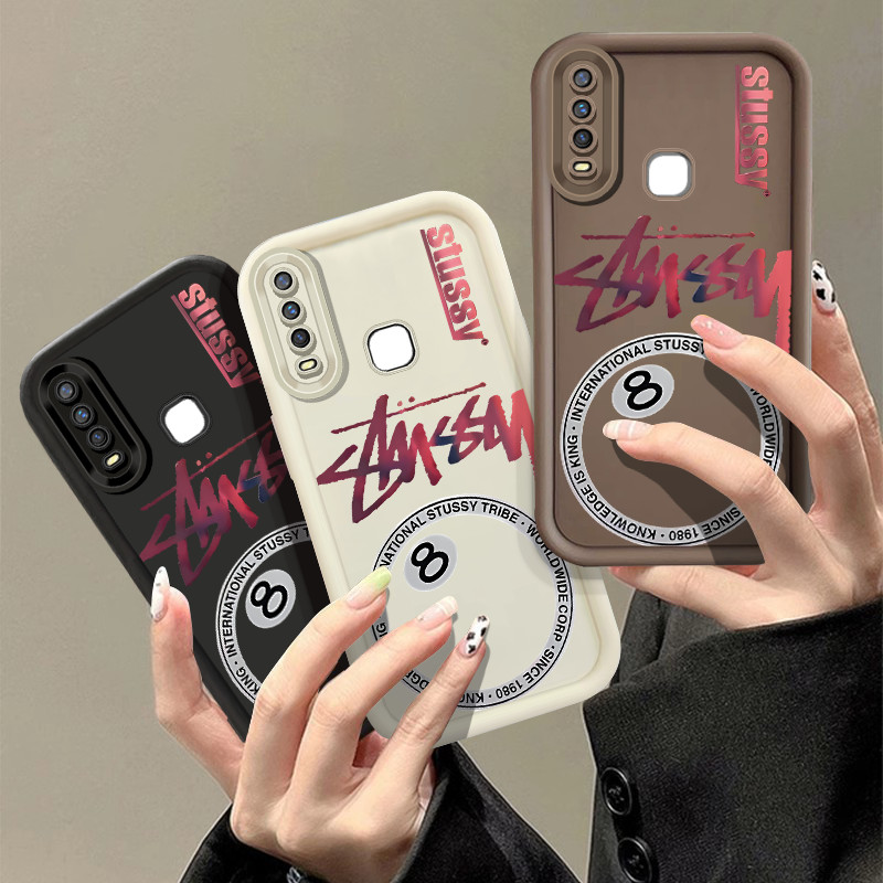 แฟชั่นบิลเลียดสีดําแปดสําหรับvivo Y02S Y11 2019 Y12 Y12i Y12S Y12A Y15 Y15S Y15A Y01 Y16 Y17 Y17S Y19 Y5S Y20 Y20 Y20 Y20i Y20tifyเคสโทรศัพท์นุ่ม
