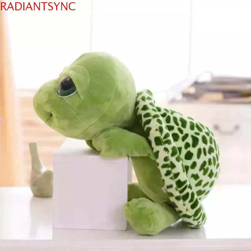 Radiantsync เต่าของเล่นตุ๊กตาสัตว์ 20 ซม.ตุ๊กตาเด็กของขวัญเด็กตุ๊กตาสั้นสีเขียว