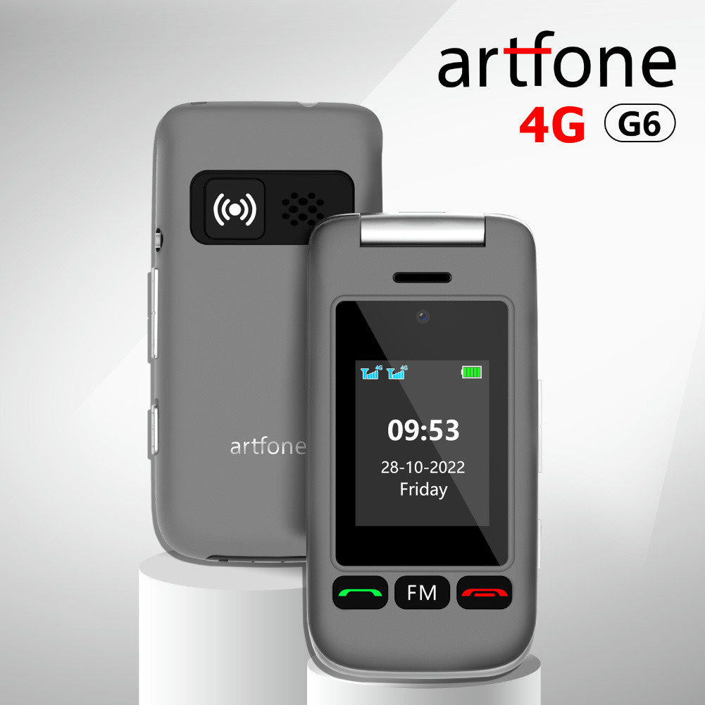 Inovagen โทรศัพท์สํารองพลเมืองอาวุโส, โทรศัพท์พลิกอาวุโส 4G LTE, ซิมการ์ดปลดล็อค, หน้าปัดความเร็ว, ปุ่มใหญ่, แบบอักษรใหญ่, แท่นชาร์จ, อังกฤษและจีน, จอแสดงผล LCD คู่สี 2.4 นิ้ว