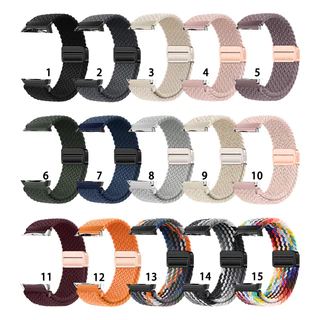 ทอแม่เหล็กสายคล้องคอสายรัดข้อมือไนลอนสําหรับนาฬิกา Huawei GT6 GT5 GT4 46 มม.41 มม.GT5 Pro 42 มม.GT3 Pro 46 มม.นาฬิกา 4 Pro