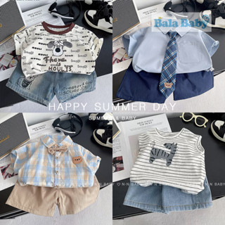 ใหม่ ชุดเซ็ตเด็กผู้ชาย เสื้อผ้าสำหรับเด็กผู้ชาย ชุดหล่อ 2025…