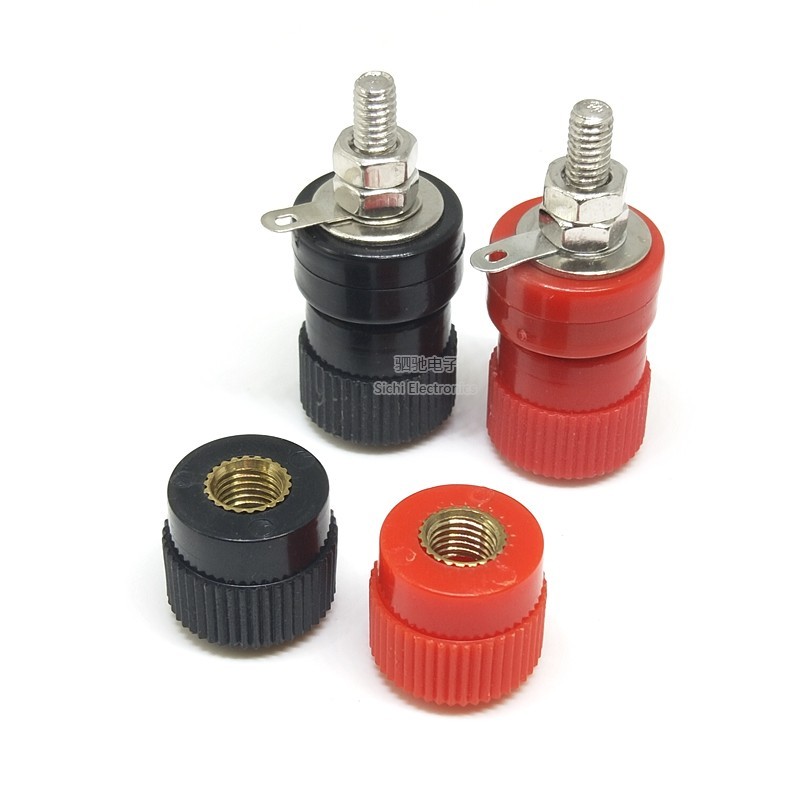 Terminal 4MM Power Terminal เครื่องเชื่อมไฟฟ้าอินเวอร์เตอร์ชาร์จ Terminal JS-999B สกรูหมวก