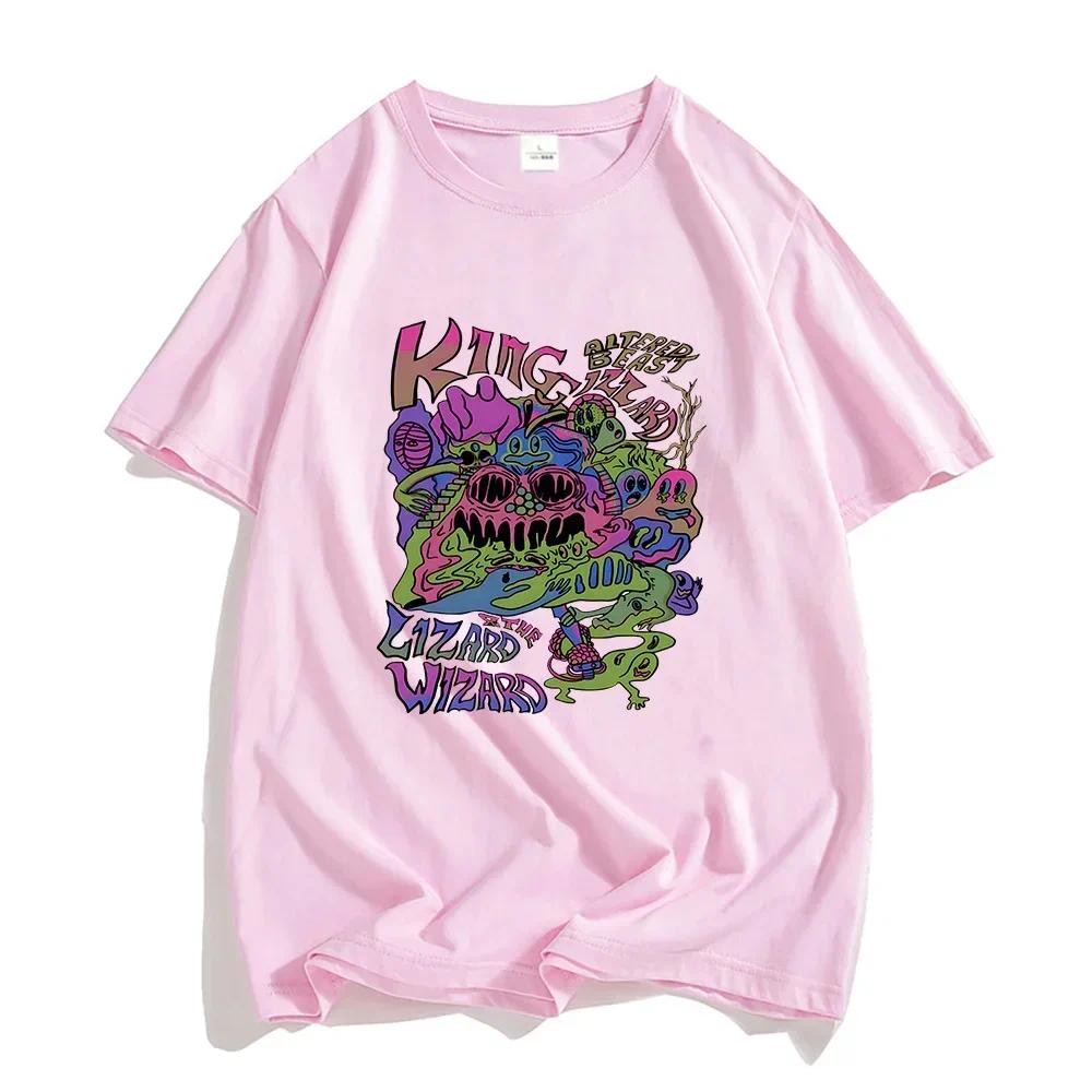 Pakaian T-shirt King Gizzard & The Lizard Wizard