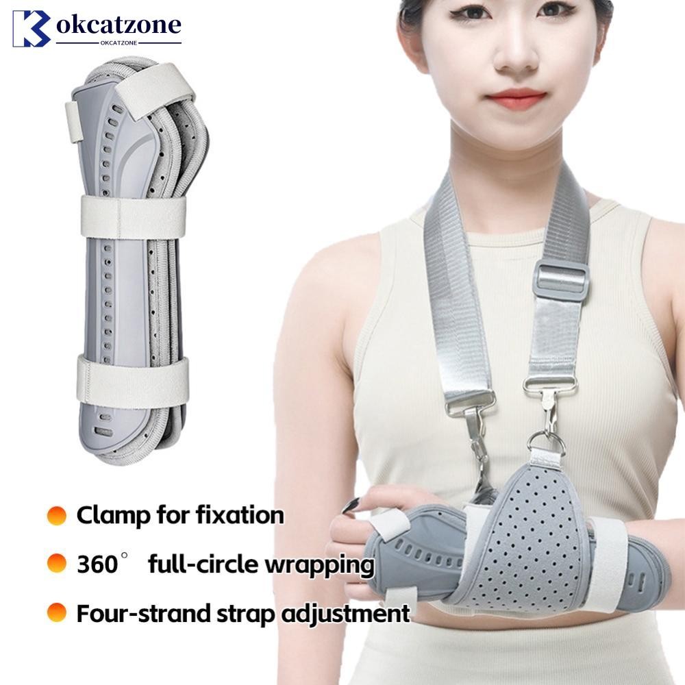OKCATZONE ข้อมือ Immobiliz Splint Arm Care Fixation สลิงปรับพิมพ์ Gym Tendinitis บรรเทาข้อมือสนับสนุ