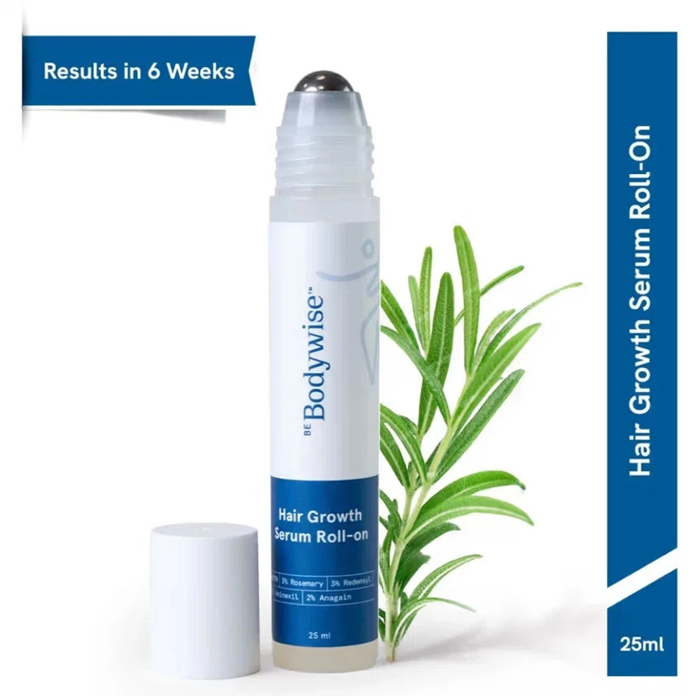 Be Bodywise Rosemary Hair Growth Serum Roll On 25ml Boosts Oxygen Flow Reduces Hair Fall