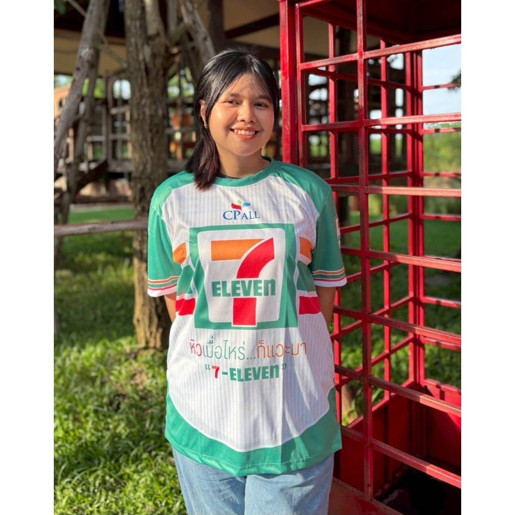 บางแคส่งด่วน!!! เสื้อกีฬา ลาย เซเว่น อีเลฟเว่น 7-ELEVEN มีให้เลือก 6ไซส์ S-3XL สต็อกพร้อมส่งจ้า - รูปที่ 2