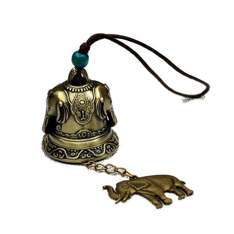 Creative Home Bell Yunnan Dongba Lijiang Wind Chime Bronze โลหะระเบียง Retro Home Bell ยูนนาน Dongba