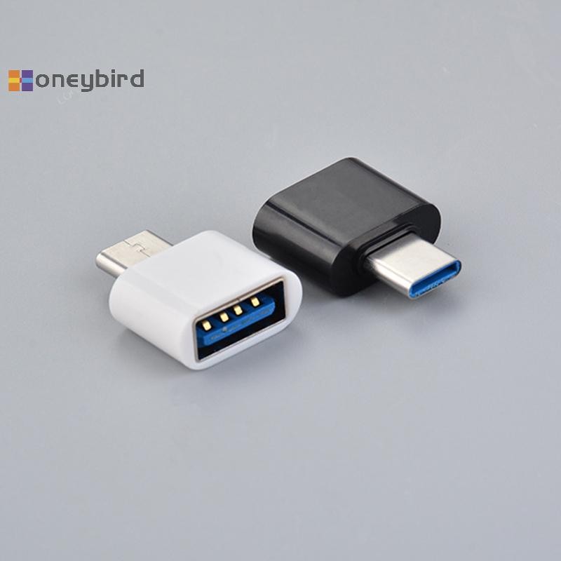 อะแดปเตอร์ Honeybird Type C เป็น USB ตัวเชื่อมต่อข้อมูล OTG สําหรับโทรศัพท์มือถือ Android