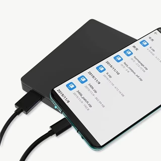 ร้านอยู่ที่ไทย สายเคเบิลฮาร์ดดิสก์ type c to micro usb 3.0 สายยาว0.5M/1M 5Gbpsต่อกับฮาร์ดดิสก์ คอม