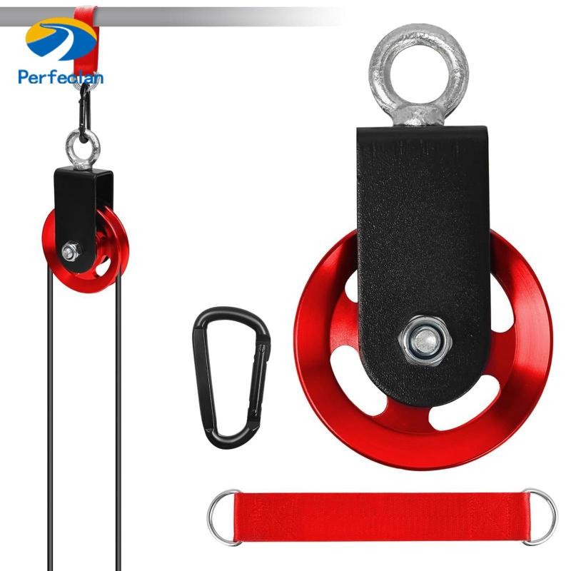 Perfect Multi-function Cable Pulley อุปกรณ์เสริมสำหรับออกกำลังกายแบบหลายฟังก์ชัน ใช้งานได้ในโรงรถและ