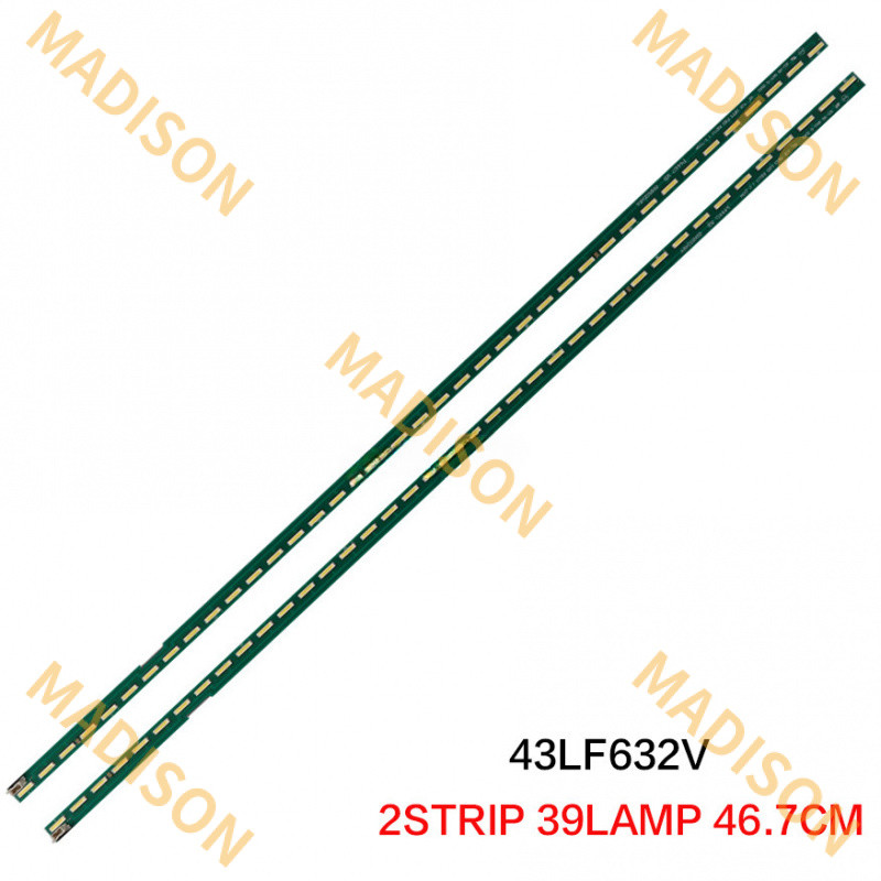 43นิ้ว LG TV LED Backlight Strip 43lf632v 43lf630t 6916l2188 2189a 6922l-0145a